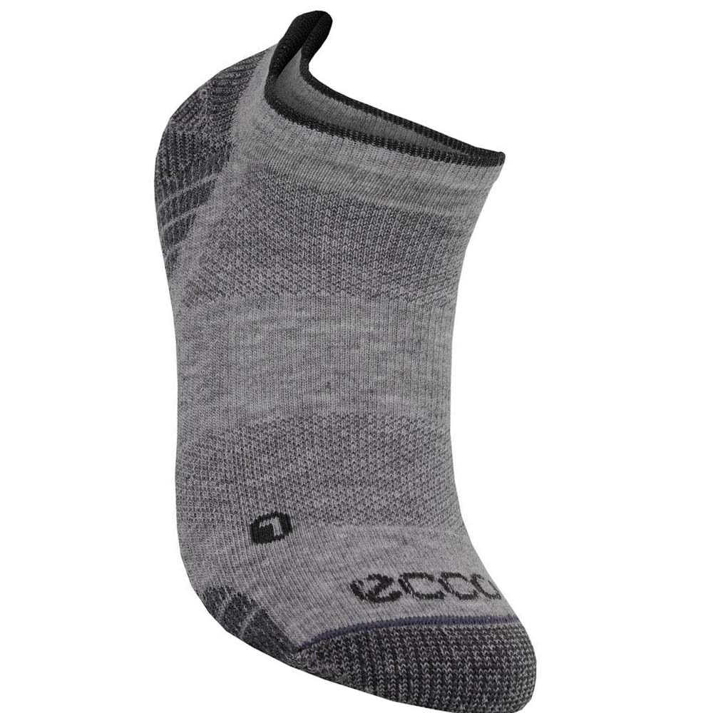 Women\'s Ecco Golf Low-cut Socks Socks Grey | USA 429MQZ